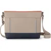 The Sak Melrose Crossbody Leather Bag In Sand