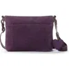 The Sak Melrose Crossbody Leather Bag In Purple