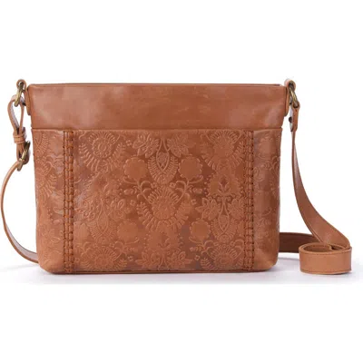 The Sak Melrose Crossbody Leather Bag In Brown