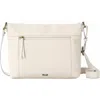 The Sak Melrose Crossbody Leather Bag In Gray