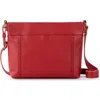 The Sak Melrose Crossbody Leather Bag In Red