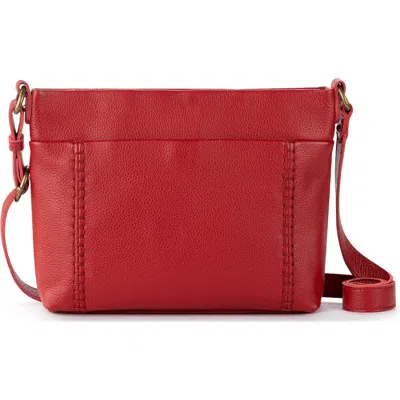 The Sak Melrose Crossbody Leather Bag In Red