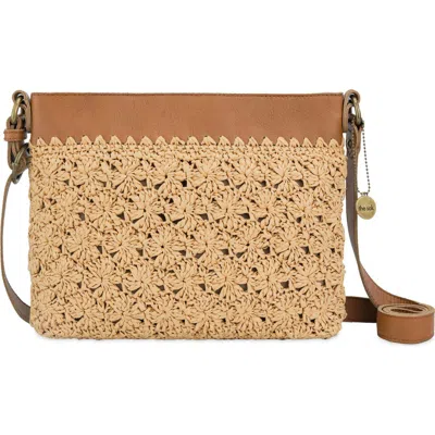 The Sak Melrose Crossbody Leather Bag In Yellow