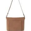 The Sak Melrose Crossbody In Tobacco Suede