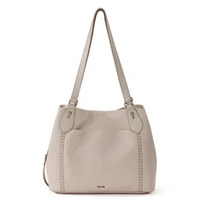The Sak Melrose Leather Satchel In Neutral