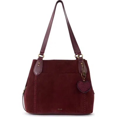 The Sak Melrose Leather Satchel In Burgundy