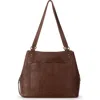 The Sak Melrose Leather Satchel In Black