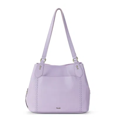 The Sak Melrose Leather Satchel In Pink