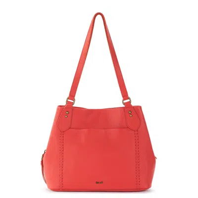 The Sak Melrose Leather Satchel In Red