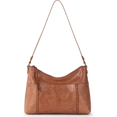 The Sak Melrose Leather Shoulder Bag In Brown