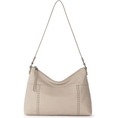 The Sak Melrose Leather Shoulder Bag In Neutral
