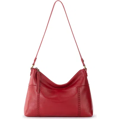 The Sak Melrose Leather Shoulder Bag In Red