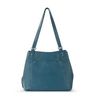 The Sak Melrose Leather Satchel In Orange