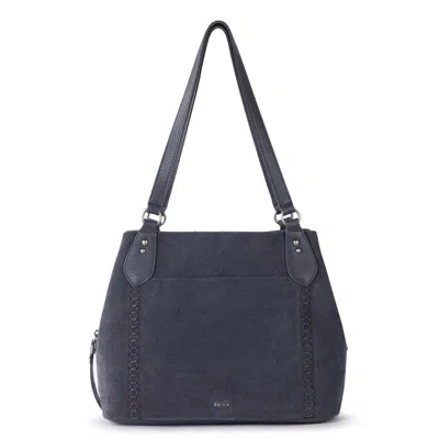 The Sak Melrose Satchel In Storm Grey Suede