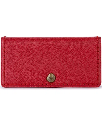 The Sak Mira Large Leather Bifold Wallet In Scarlet