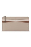 The Sak Neva Large Card Wallet In Sand Block