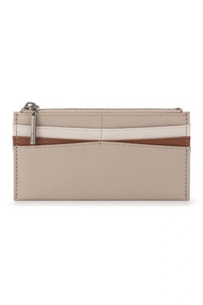 The Sak Neva Large Card Wallet In Sand Block