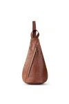 The Sak Geo Leather Sling Backpack In Teak