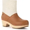 The Sak Paloma Clog Boots In Tobacco