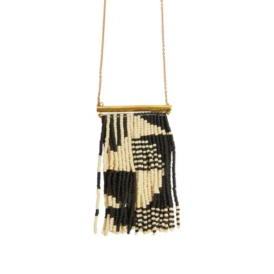 The Sak Rasha Pendant Necklace In Black