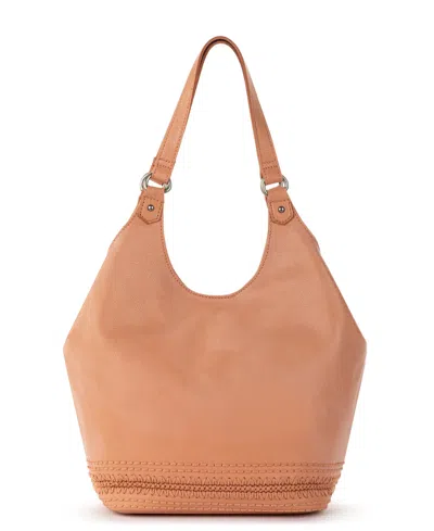 The Sak Roma Leather Shopper Tote In Nectar