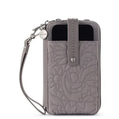 The Sak Salinas Smartphone Crossbody Bag In Grey