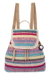 The Sak Sayulita Backpack In Eden Stripe