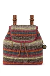 The Sak Sayulita Backpack In Sunset Stripe
