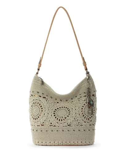 The Sak Sequoia Crochet Hobo In Gray
