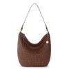 The Sak Sequoia Hobo Leather Bag In Brown