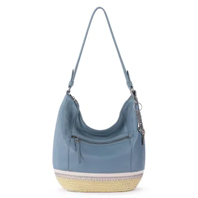 The Sak Sequoia Hobo Leather Bag In Blue