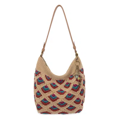 The Sak Sequoia Hobo Hand Crochet Bag In Nude