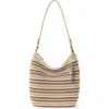 The Sak Sequoia Hobo Bag In Pink Multi Stripe