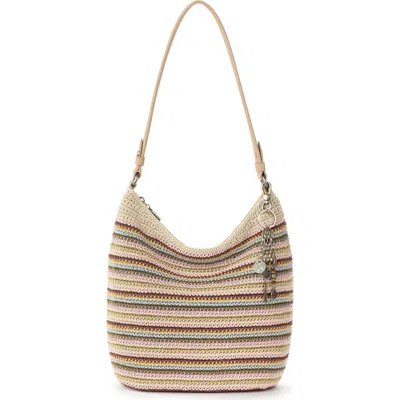 The Sak Sequoia Hobo Bag In Pink Multi Stripe