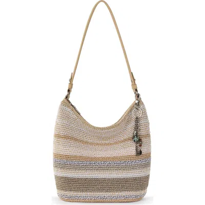 The Sak Sequoia Hobo Bag In Sand Stripe