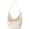 The Sak Sequoia Hobo Bag In Stone Multi Eyelet