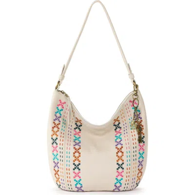 The Sak Sequoia Hobo Leather Bag In Multi