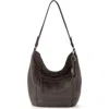 The Sak Sequoia Hobo Leather Bag In Gray