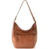 The Sak Sequoia Hobo Leather Bag In Brown