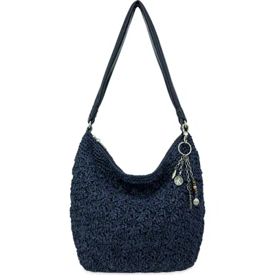 The Sak Sequoia Hobo Leather Bag In Blue