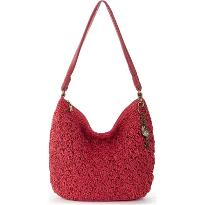 The Sak Sequoia Hobo Leather Bag In Pink