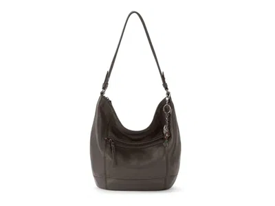 The Sak Sequoia Hobo Leather Bag In Gray
