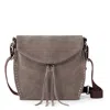The Sak Silverlake Leather Crossbody In Mushroom Suede