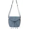 The Sak Silverlake Crossbody Bag In Maritime Wave Emboss