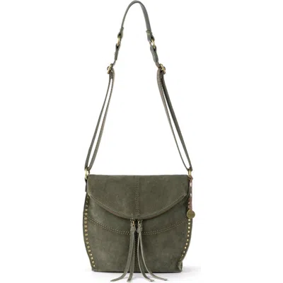 The Sak Silverlake Crossbody In Moss Suede