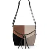 The Sak Silverlake Crossbody In Neutral Suede Block