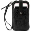 The Sak Silverlake N/s Smartphone Crossbody In Black Floral Emboss