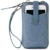 The Sak Silverlake N/s Smartphone Crossbody In Maritime Wave Emboss