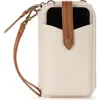 The Sak Silverlake N/s Smartphone Crossbody In Stone Block