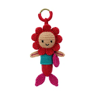 The Sak Sunbudz Sunflower Dangle In Red